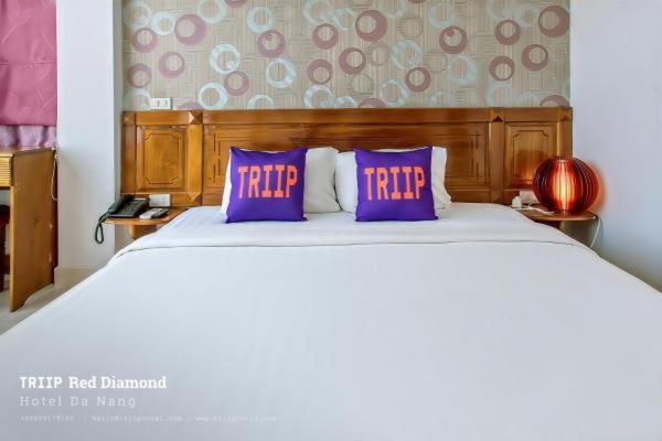 Postel nebo postele na pokoji v ubytování Red Diamond Hotel