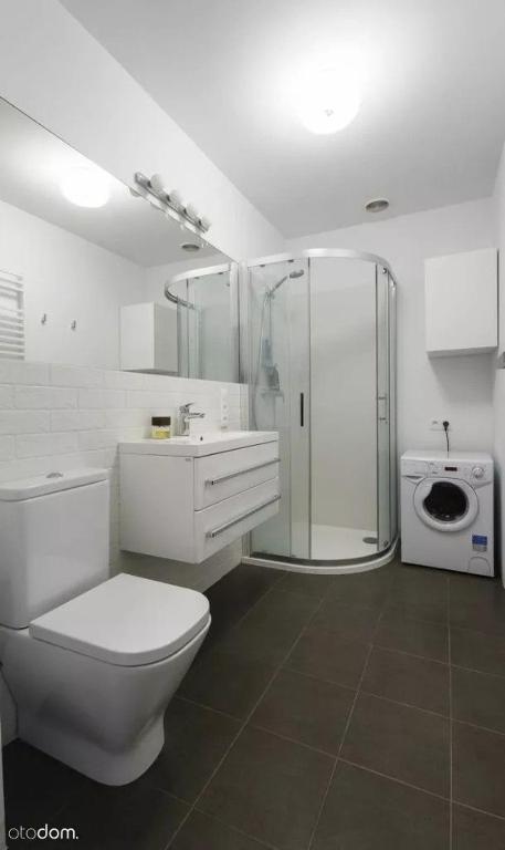 Kúpeľňa v ubytovaní Stylowy 2-pokojowy apartament 5 min. od Rynku