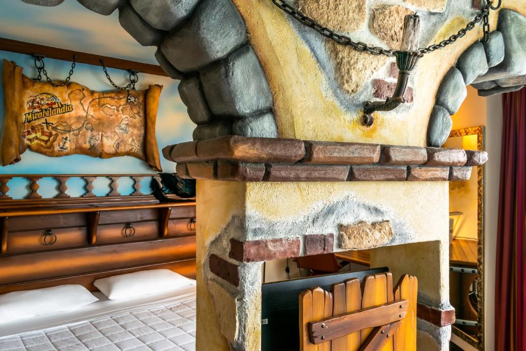 Kúpeľňa v ubytovaní Grand Hotel Mattei