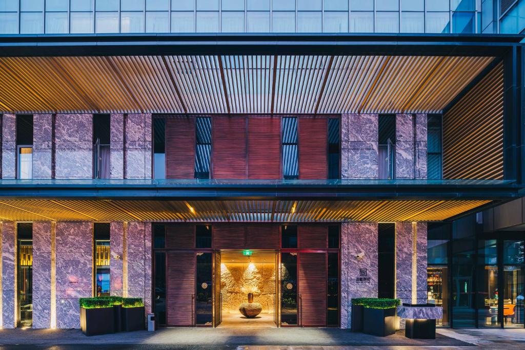 Exteriér nebo vchod ubytování Yunhe Yebo Hotel (Shanghai International Tourism Resort Pudong Airport)