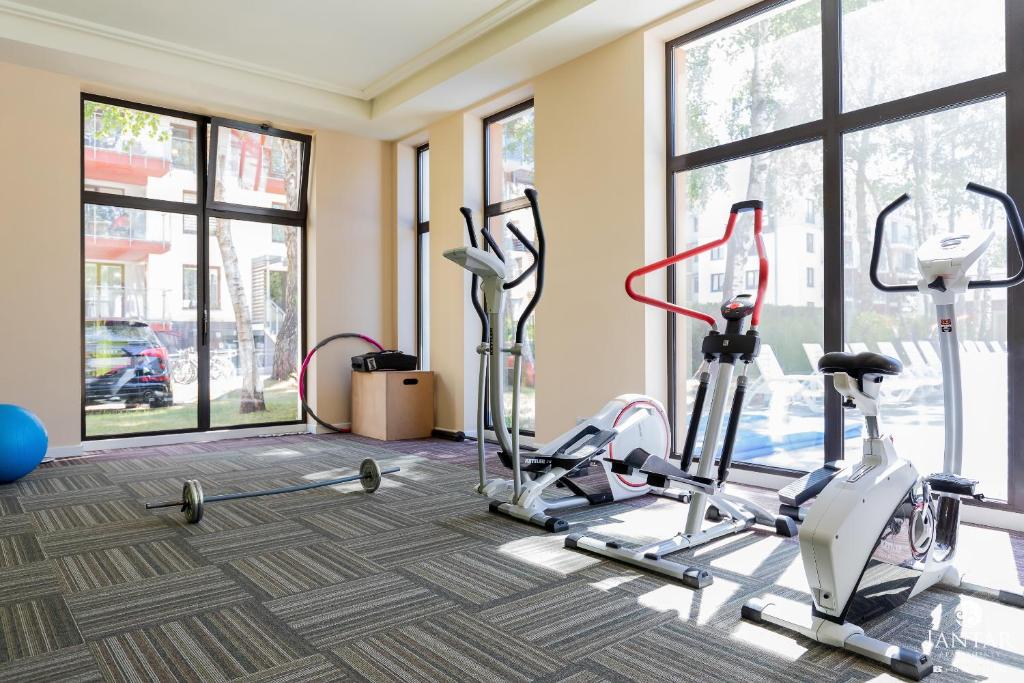 Fitness centrum a/nebo fitness zařízení v ubytování Jantar Apartamenty - Family Vacation Polanki
