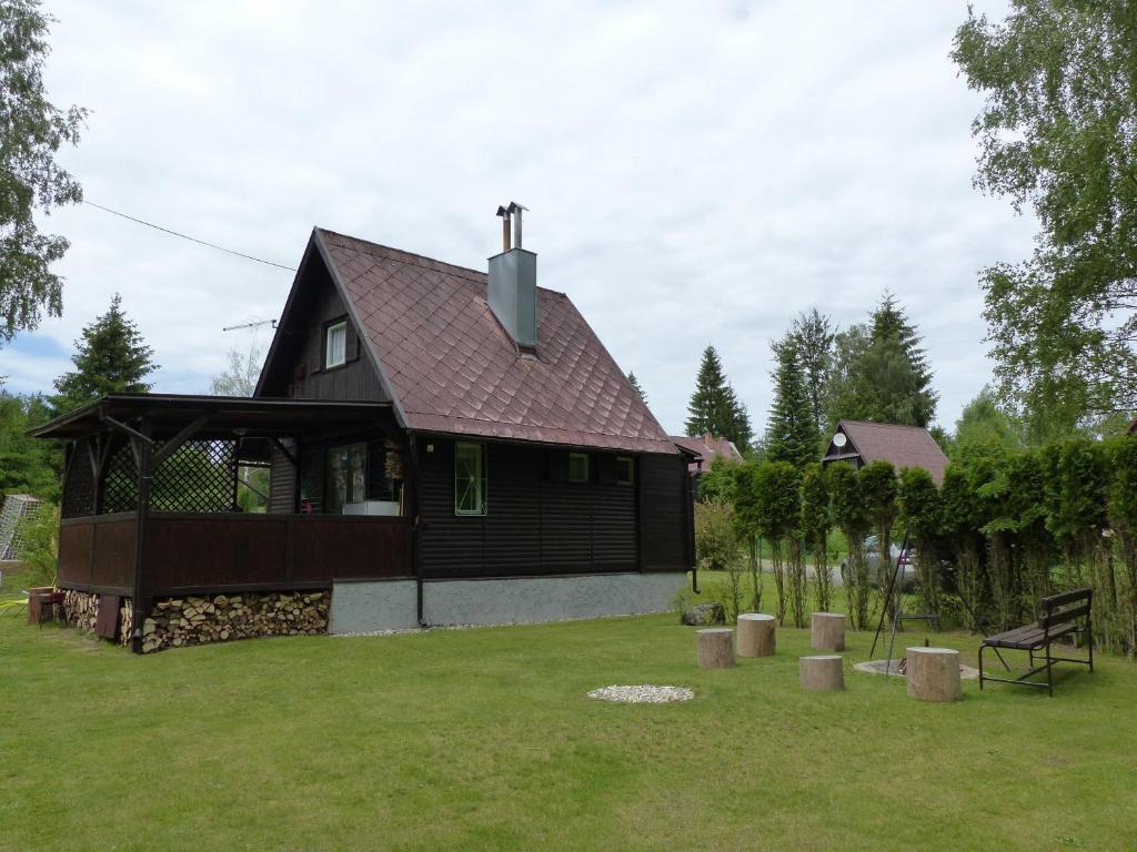 Aed väljaspool majutusasutust Chaty Vysočina