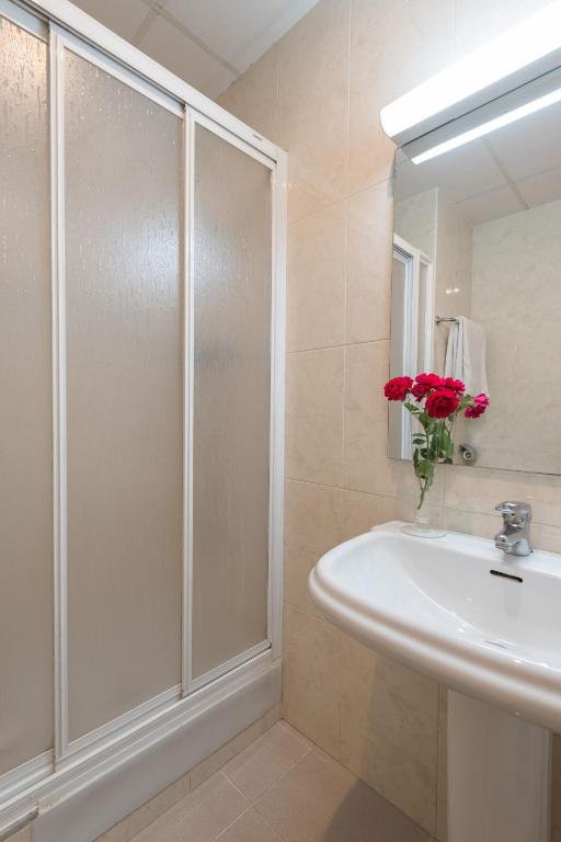 Koupelna v ubytování Hostal Buenos Aires