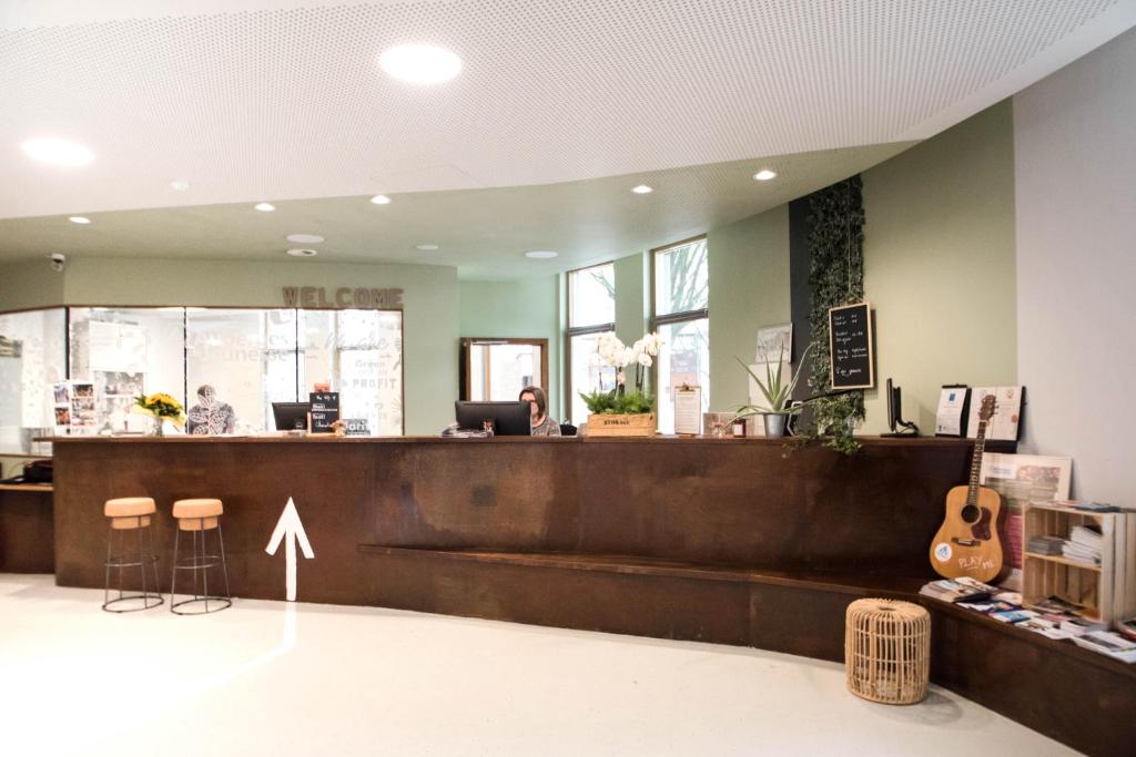 Posezení v ubytování HI Liège Hostel