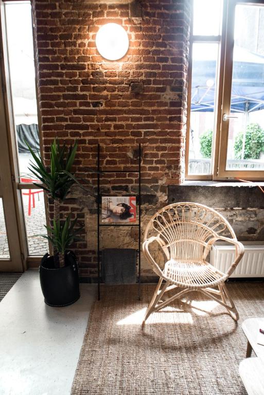 Posezení v ubytování HI Liège Hostel