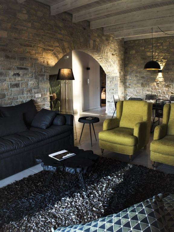 Posezení v ubytování Casa Della Vita Gouves Cretan Luxury Villa