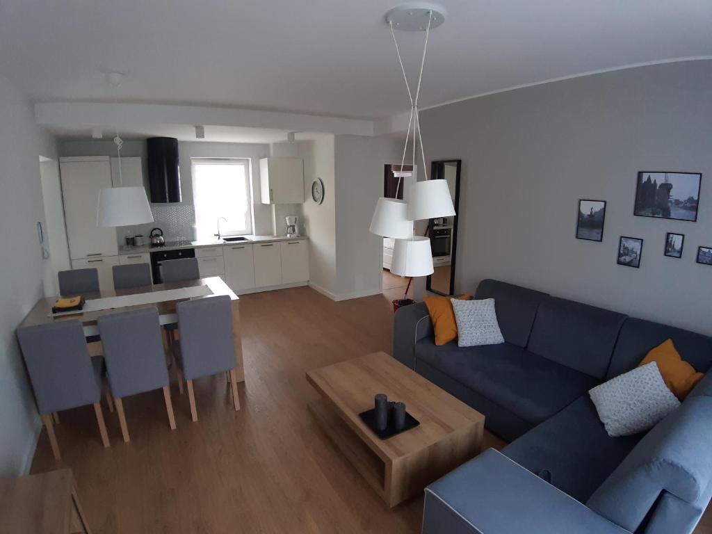 Kuchyňa alebo kuchynka v ubytovaní Złota Wydma - M&K Apartamenty