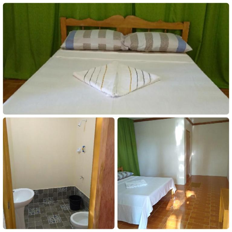 Postel nebo postele na pokoji v ubytování Gold Star Inn