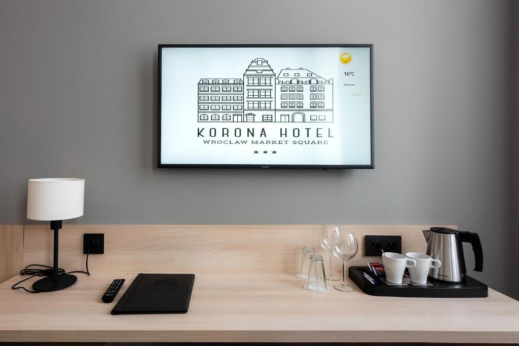 Certifikát, hodnocení, plakát nebo jiný dokument vystavený v ubytování Korona Gold - Korona Hotel Wrocław