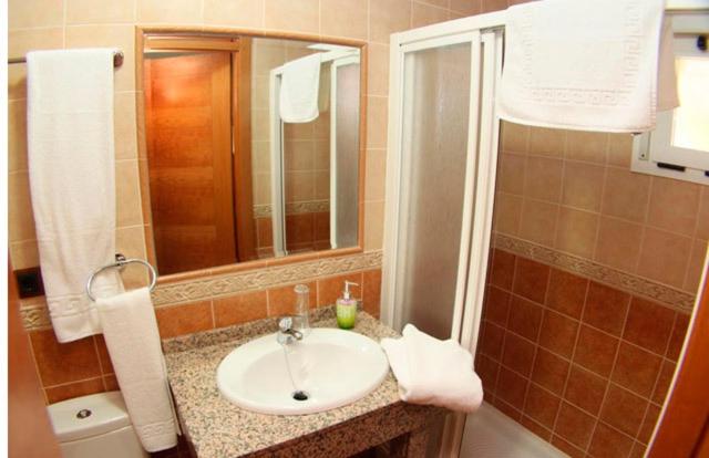 Koupelna v ubytování Nuevo Hostal Paulino