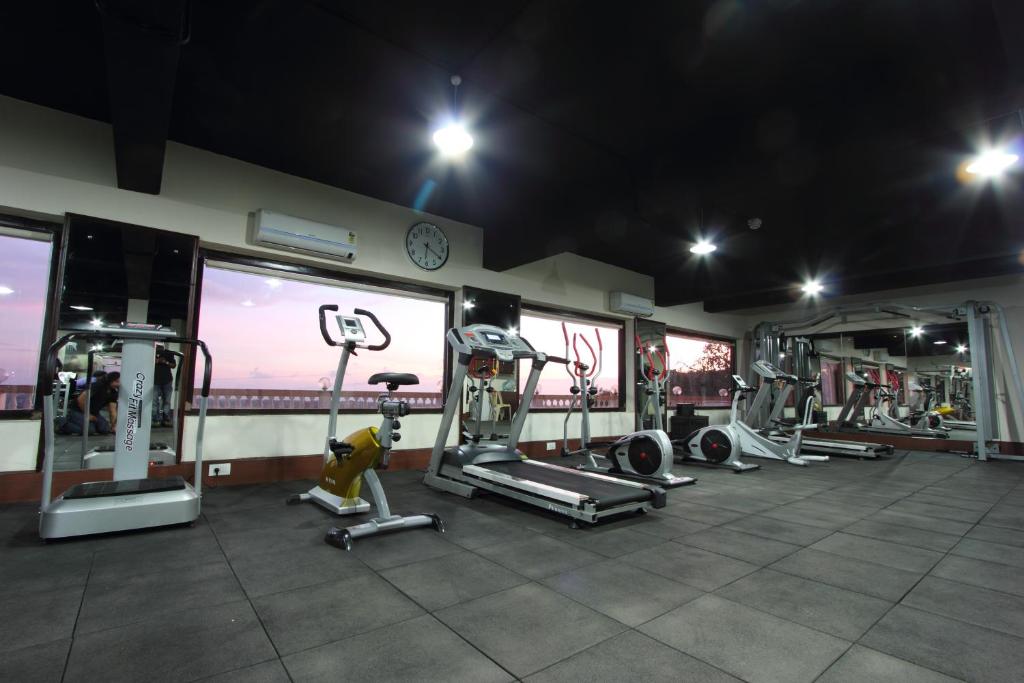 Fitness centrum a/nebo fitness zařízení v ubytování The Queeny