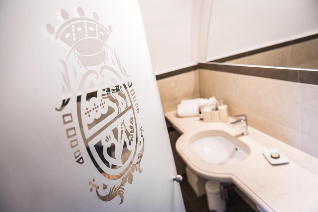 Kúpeľňa v ubytovaní Baroni Giampiccolo Suite