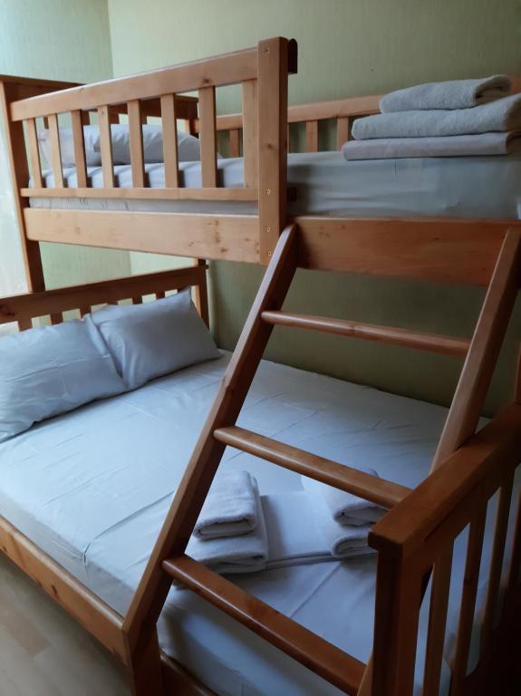 Postel nebo postele na pokoji v ubytování HOTEL ЗiРКА