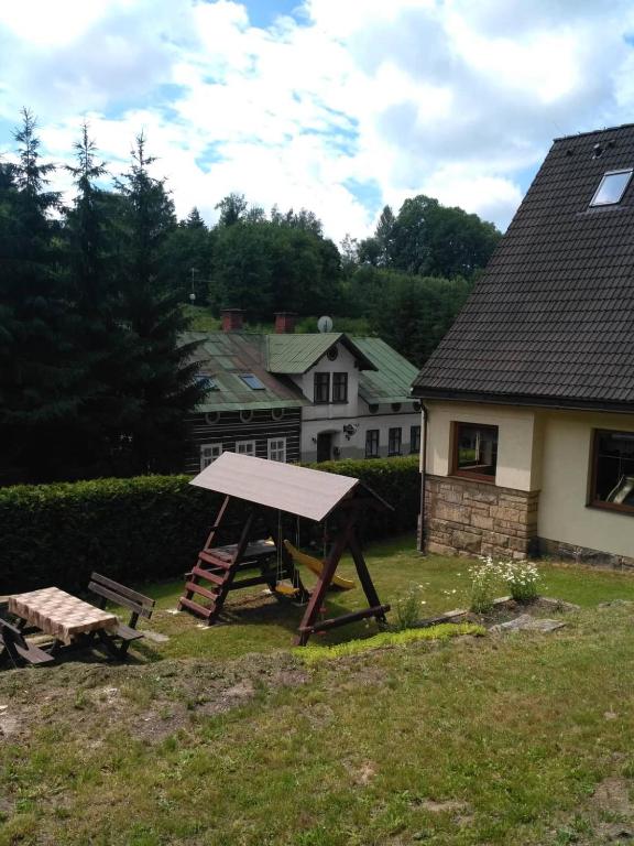 Zahrada ubytování Apartmá Doubek