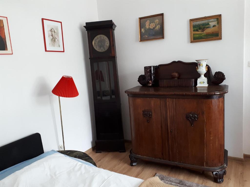 Posteľ alebo postele v izbe v ubytovaní Apartament u Barbary