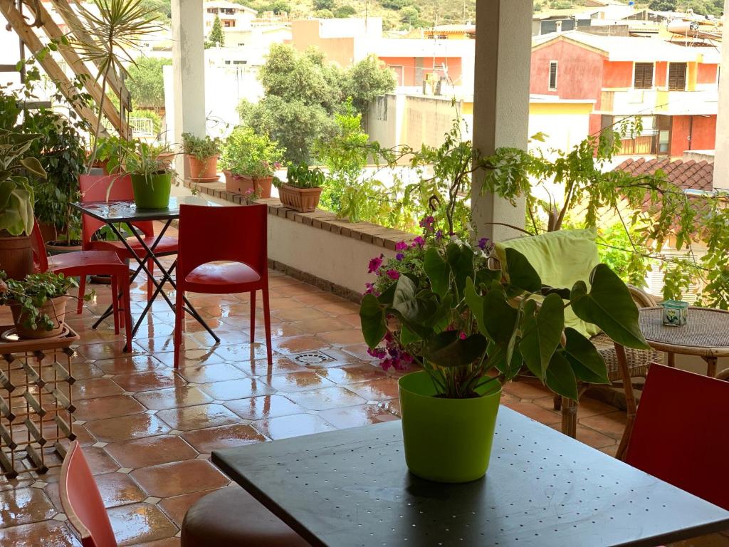 Balkón nebo terasa v ubytování Arega B&B