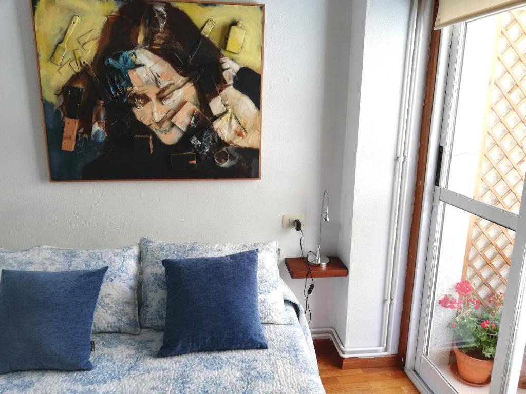 Posezení v ubytování Vivienda Caseiro