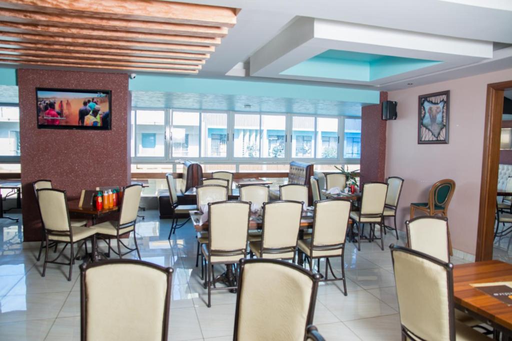 Posezení v ubytování Delfirm Hotel