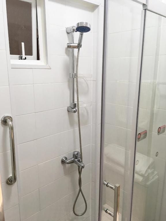 Koupelna v ubytování Tralkan B&B