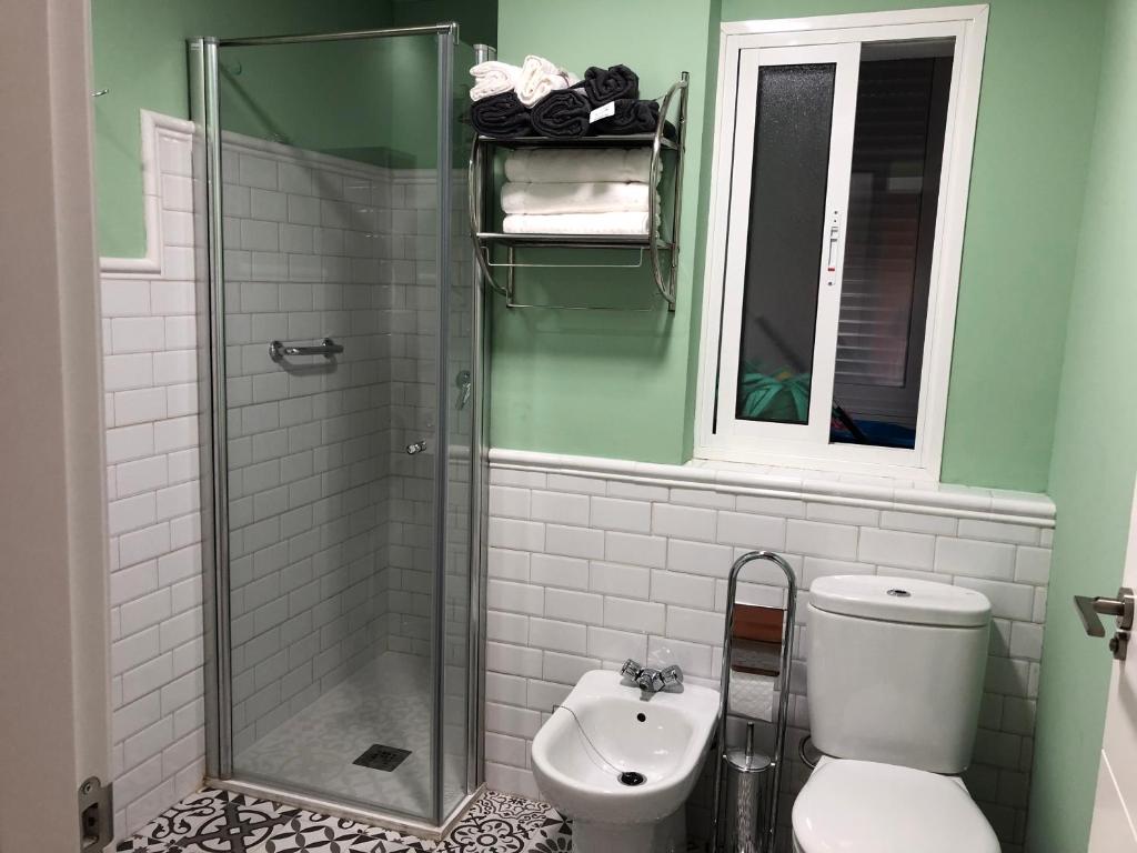 Kúpeľňa v ubytovaní El piso de la Calzada
