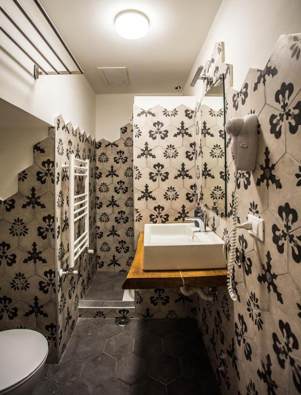 Koupelna v ubytování B&B La Mia Valigia