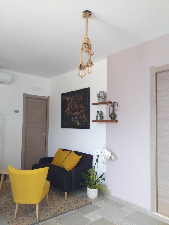 Posezení v ubytování B&B Marsà