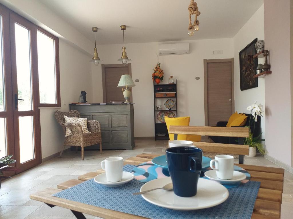 Posezení v ubytování B&B Marsà