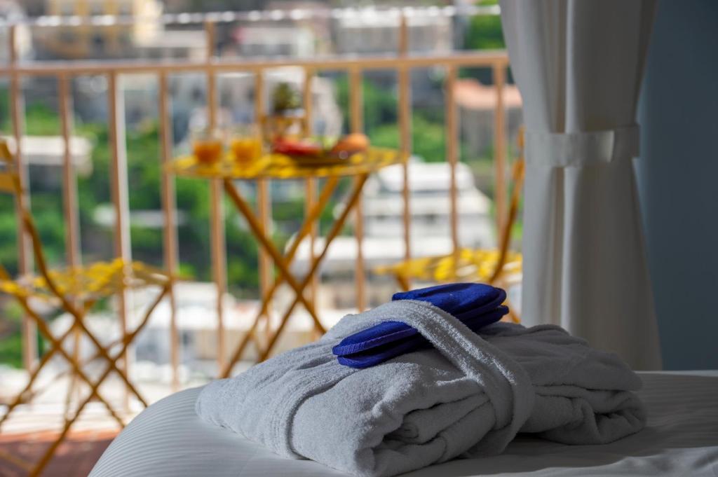 A balcony or terrace at Villa Eos