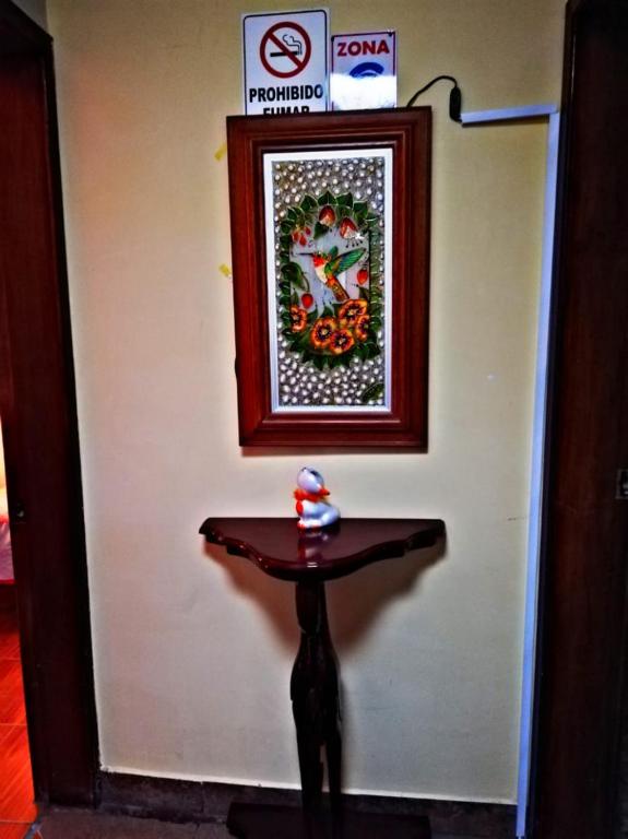Certifikát, hodnocení, plakát nebo jiný dokument vystavený v ubytování Hostal Mariscal Sucre