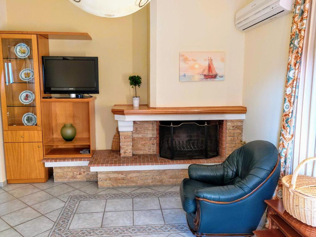 Telewizja i/lub zestaw kina domowego w obiekcie Villa Dalia