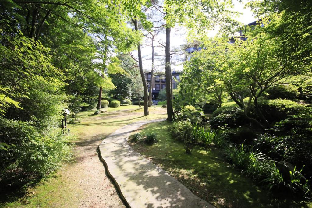 Zahrada ubytování Hotel Kamogawaso