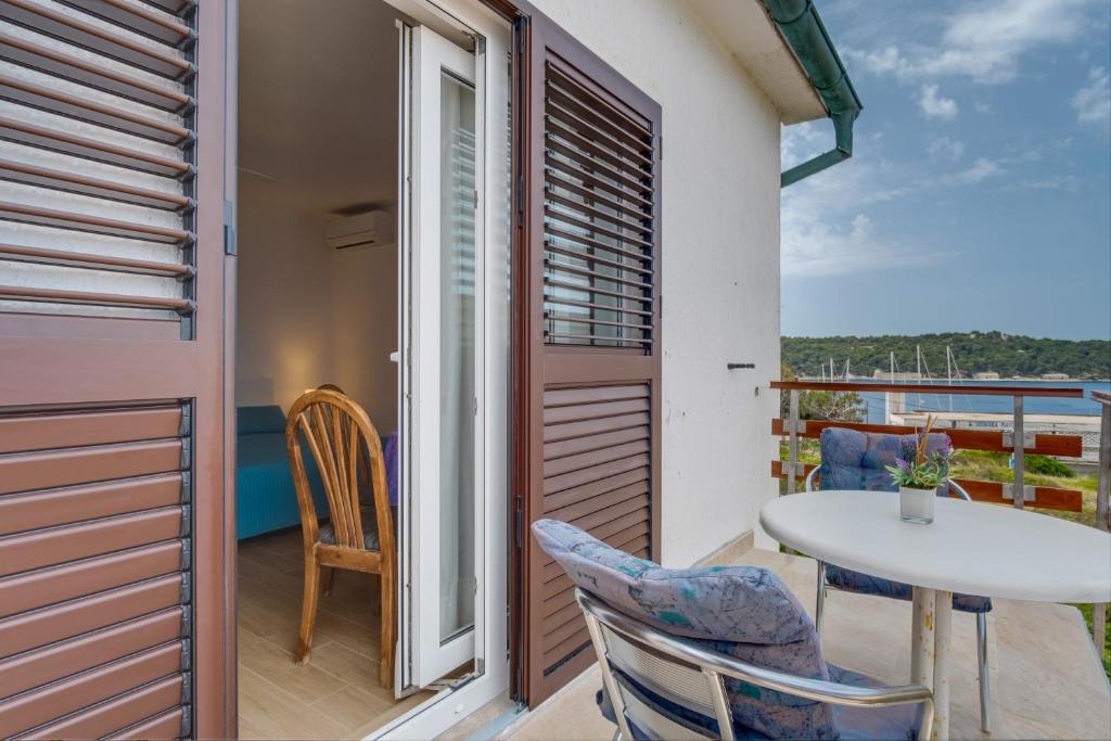 Balkón nebo terasa v ubytování Apartment Marika