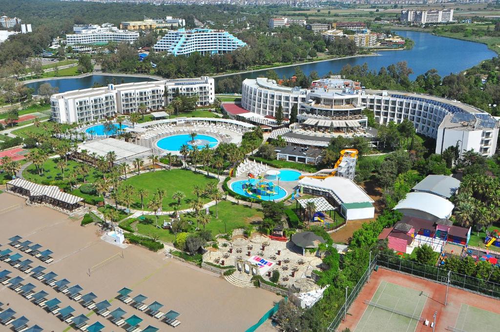 an aerial view of a resort with a pool at Kaya Side in Side