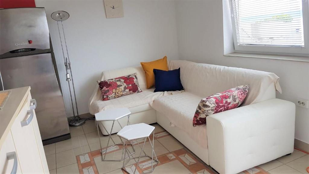 Kuchyň nebo kuchyňský kout v ubytování Apartment Maslenica 2, near Zadar