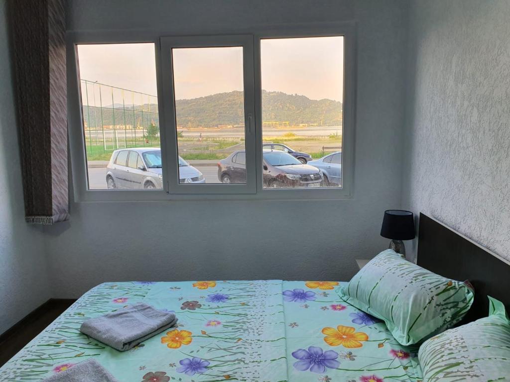 Letto o letti in una camera di Apartment Ada Kaleh