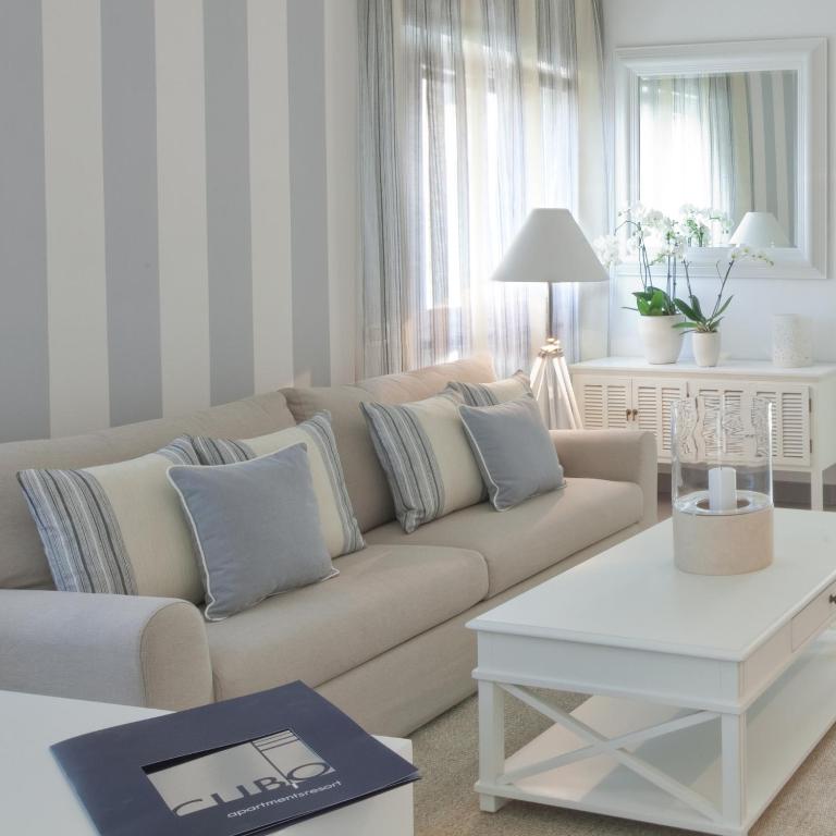Posezení v ubytování Cubo Apartments
