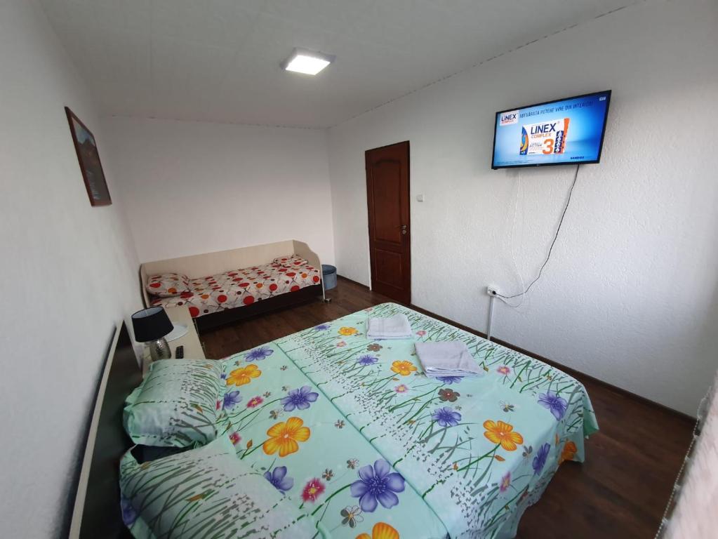 Letto o letti in una camera di Apartment Ada Kaleh