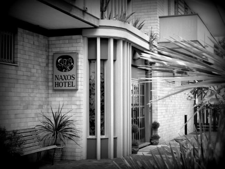 The facade or entrance of Hotel Naxos B&B