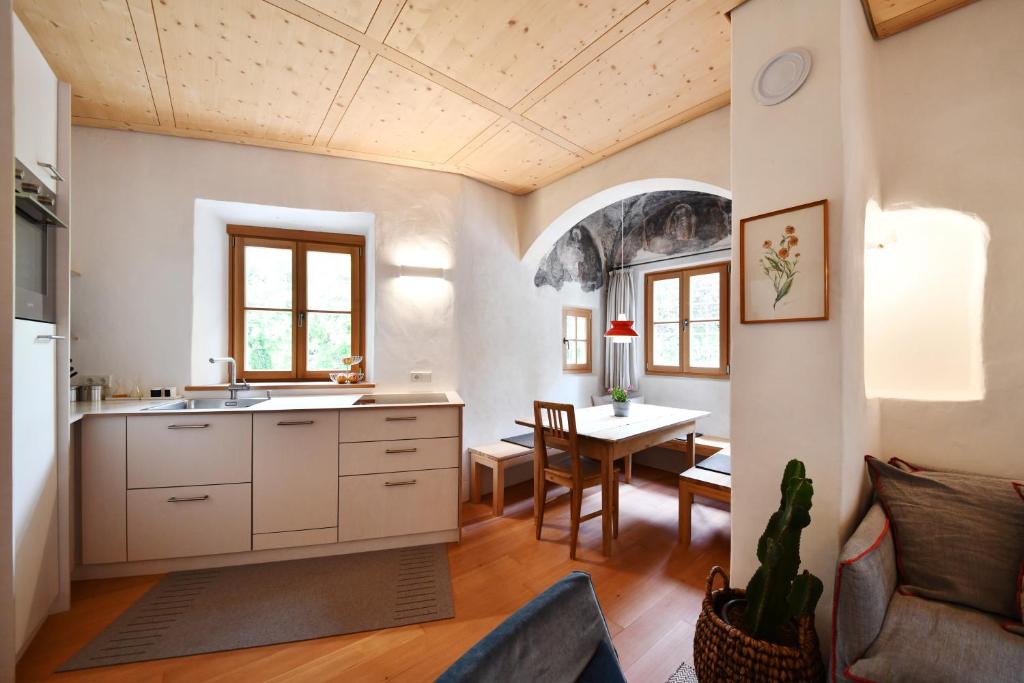 Posezení v ubytování Casa Piganò