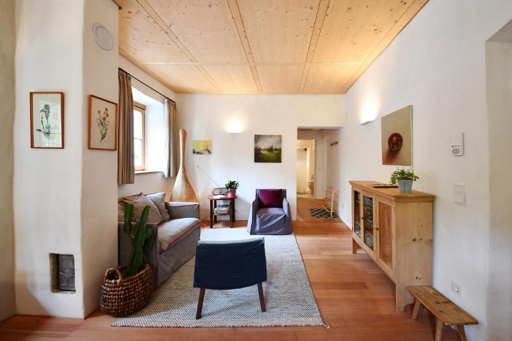 Posezení v ubytování Casa Piganò
