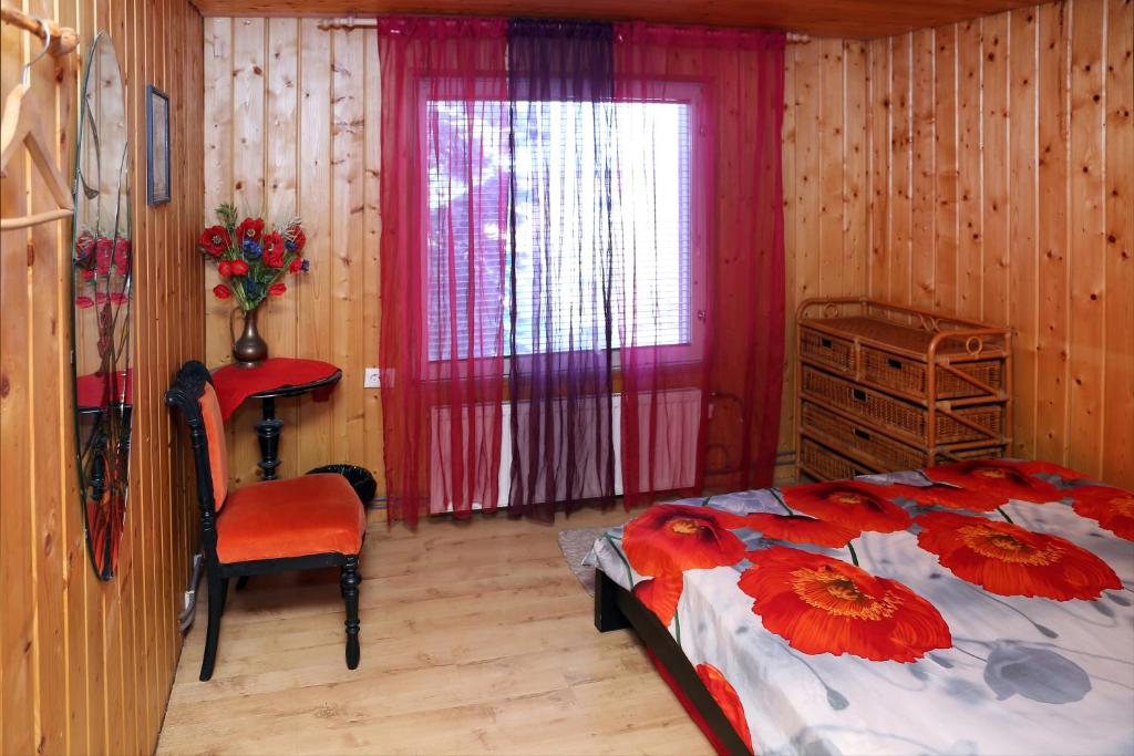 Postel nebo postele na pokoji v ubytování Õuna Puhketalu
