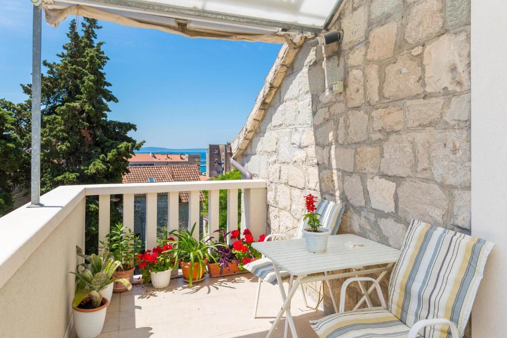 Balkón alebo terasa v ubytovaní Split Center Suites