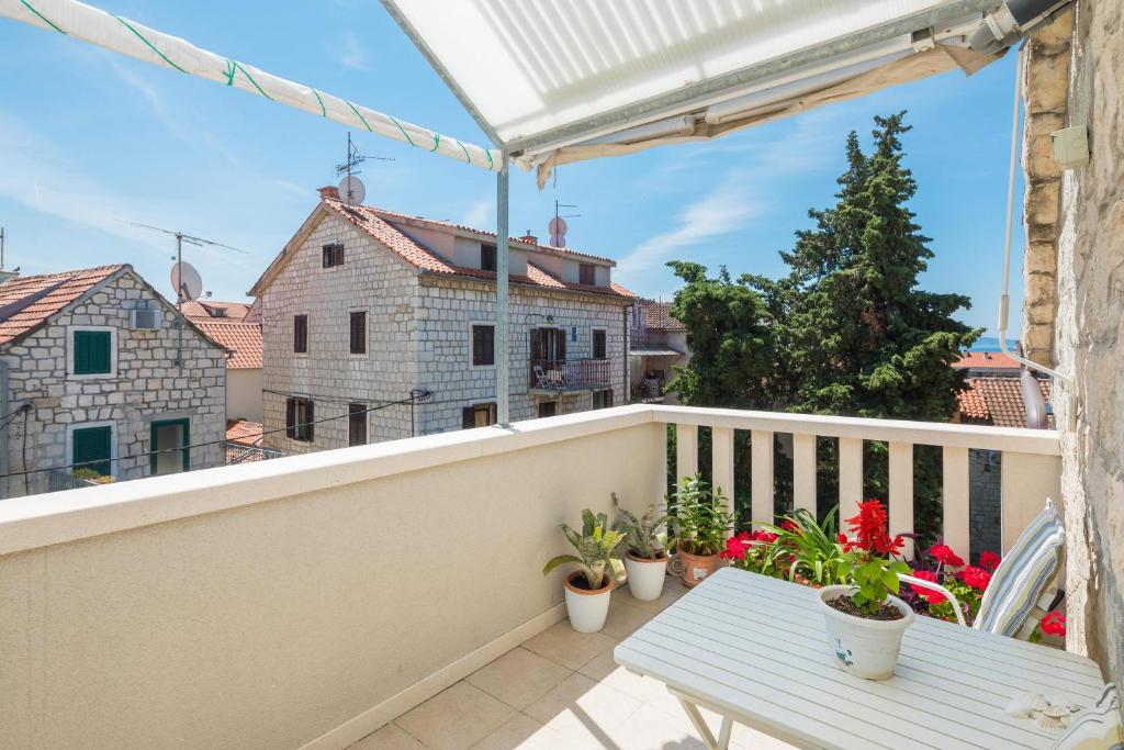 Balkón alebo terasa v ubytovaní Split Center Suites