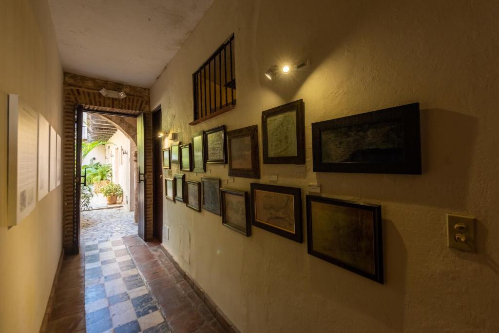 TV a/nebo společenská místnost v ubytování El Beaterio Casa Museo