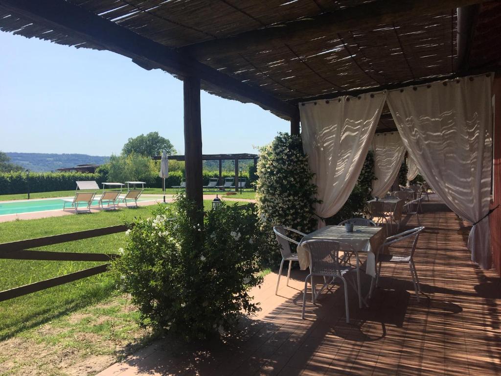 Zahrada ubytování Podere Calledro