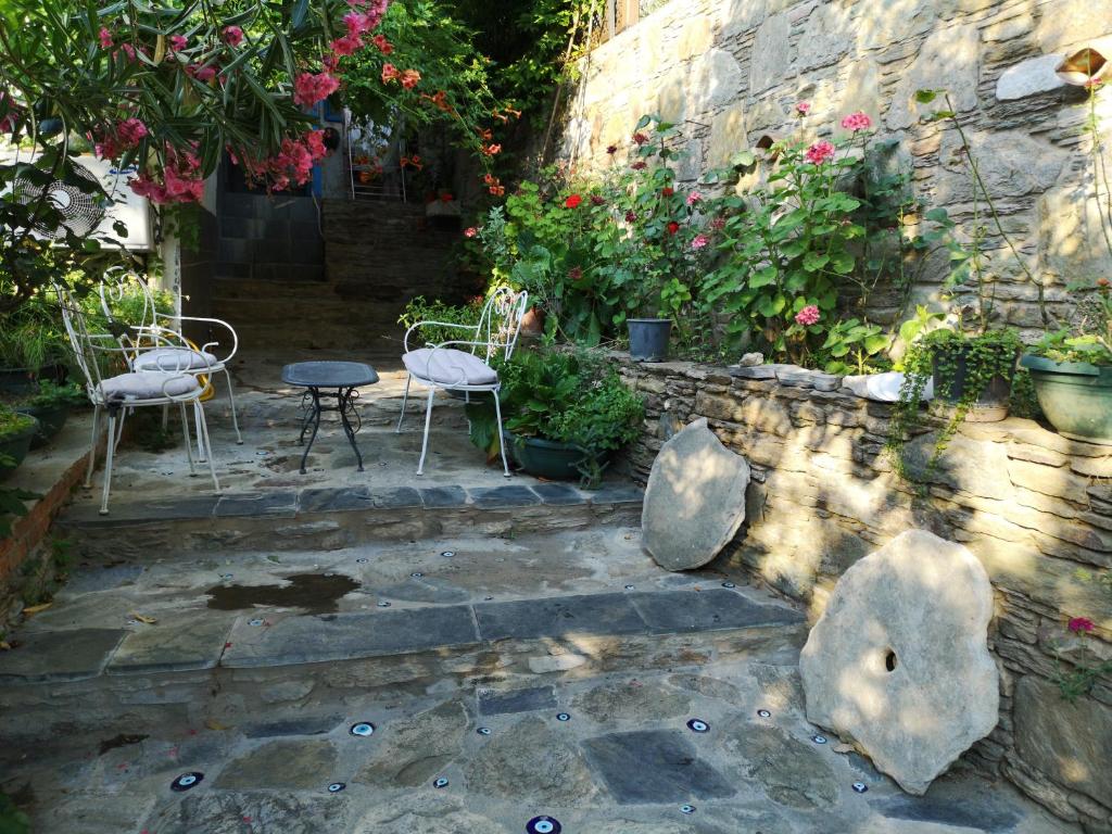A garden outside Mystic Konak