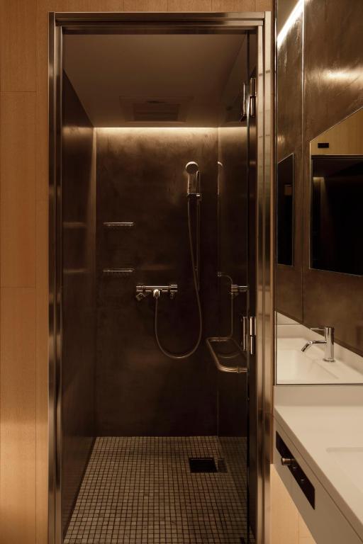 Koupelna v ubytování hotel min 大人専用