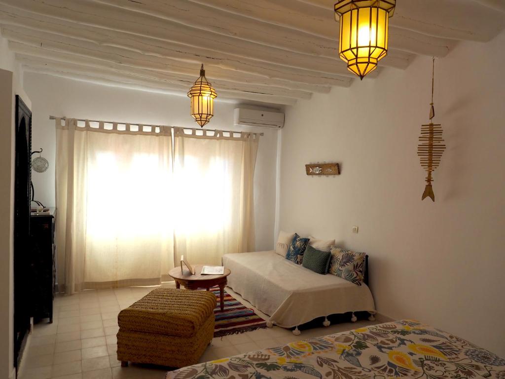 Katil atau katil-katil dalam bilik di Dar Tifrouine