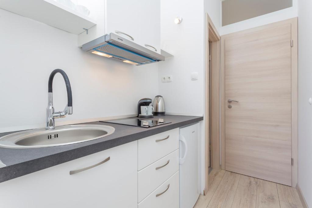 Kuchyňa alebo kuchynka v ubytovaní Apartment Božo