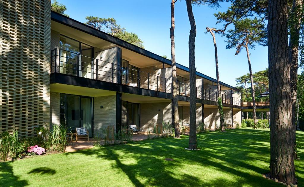 Zahrada ubytování Apartamenty DECK Jurata